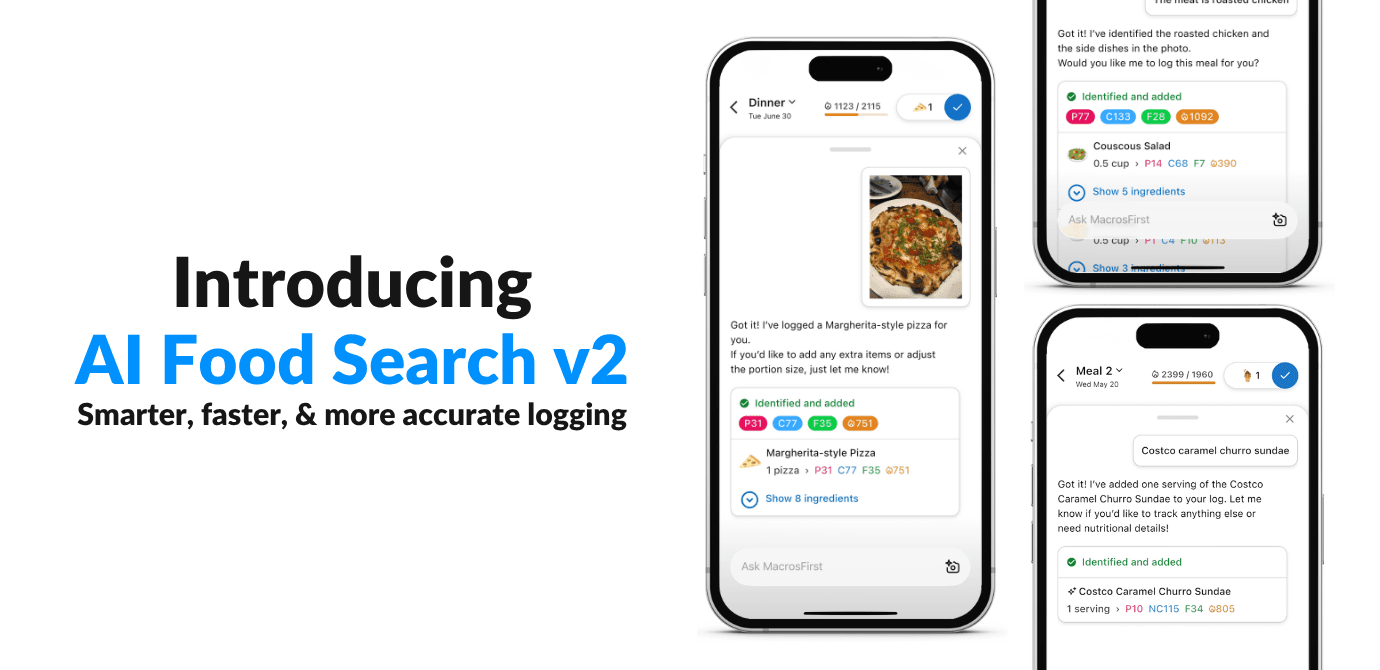 The all-new AI Food Search is here ✨